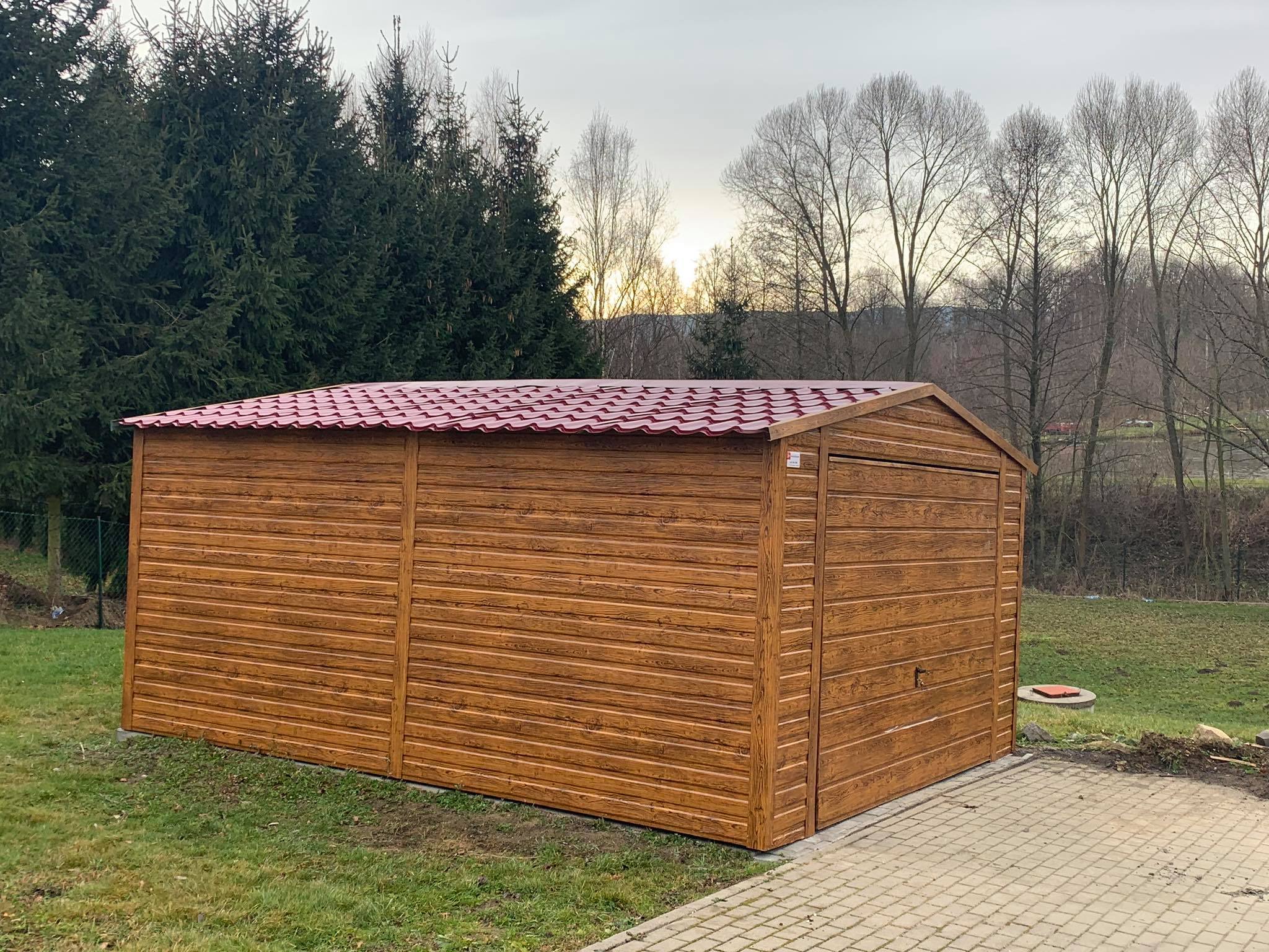 Garaż Premium 3.5x6 Blachodachówka NR 92 - obrazek 3