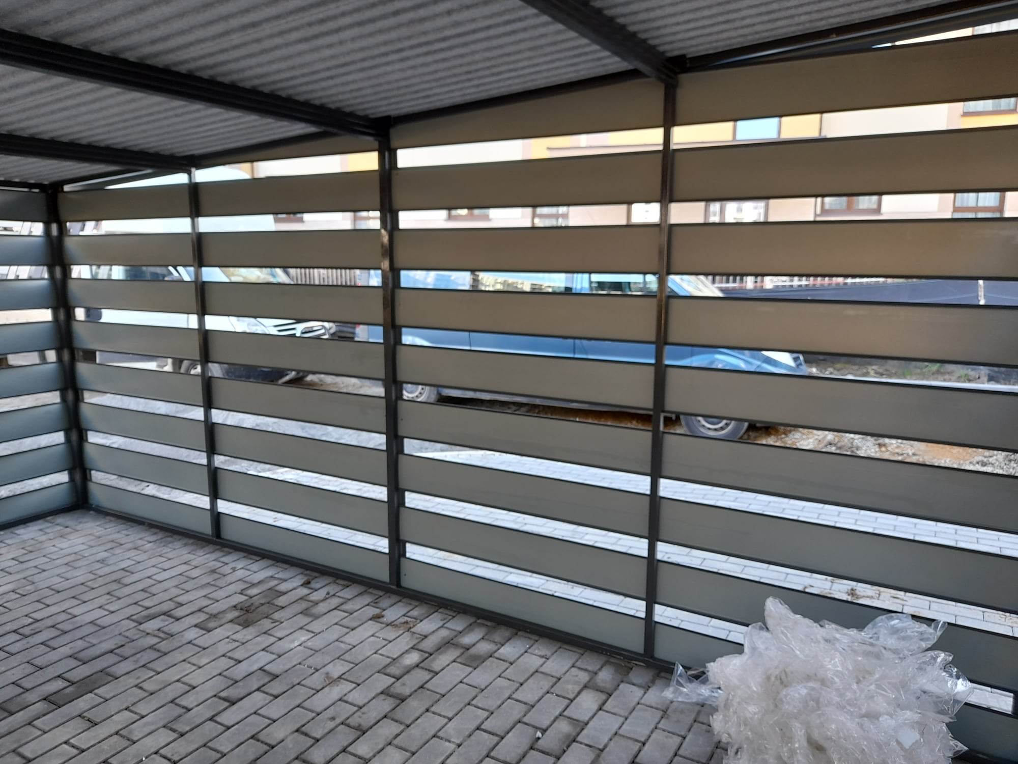 Wiata śmietnikowa 5m x 5m NR 36 - obrazek 3
