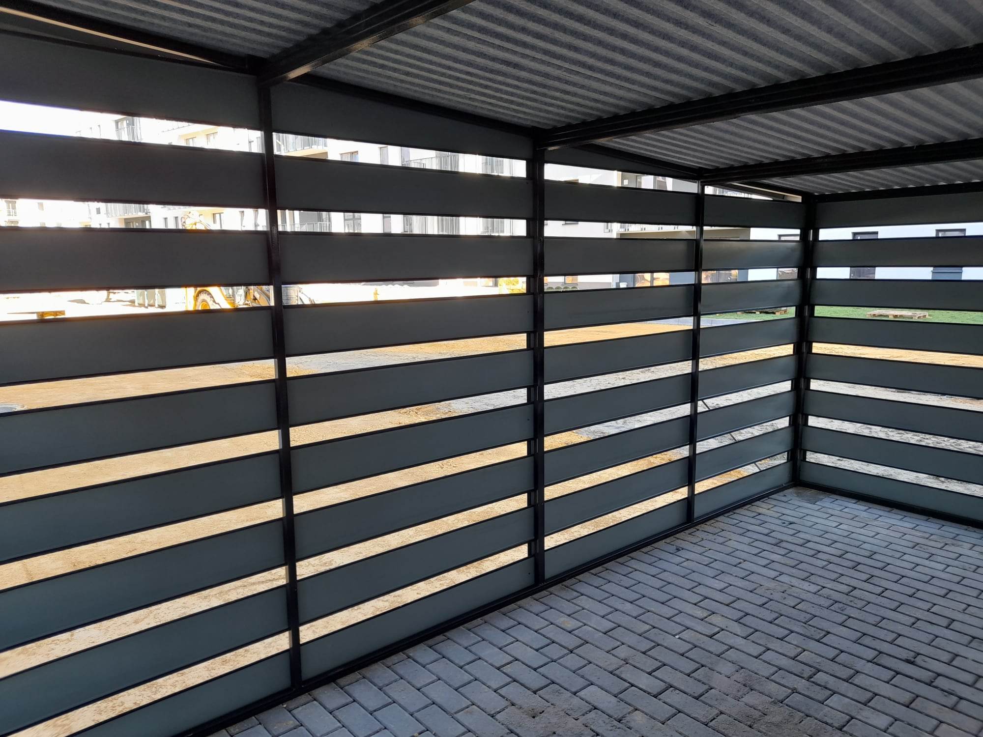 Wiata śmietnikowa 6m x 5m NR 6 - obrazek 2